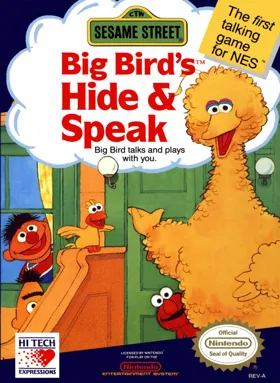 Sesame Street - Big Bird's Hide & Speak (USA) box cover front